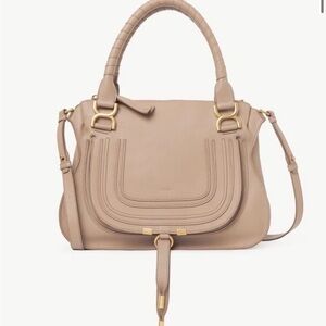 Chloe Beige Marcie Handbag